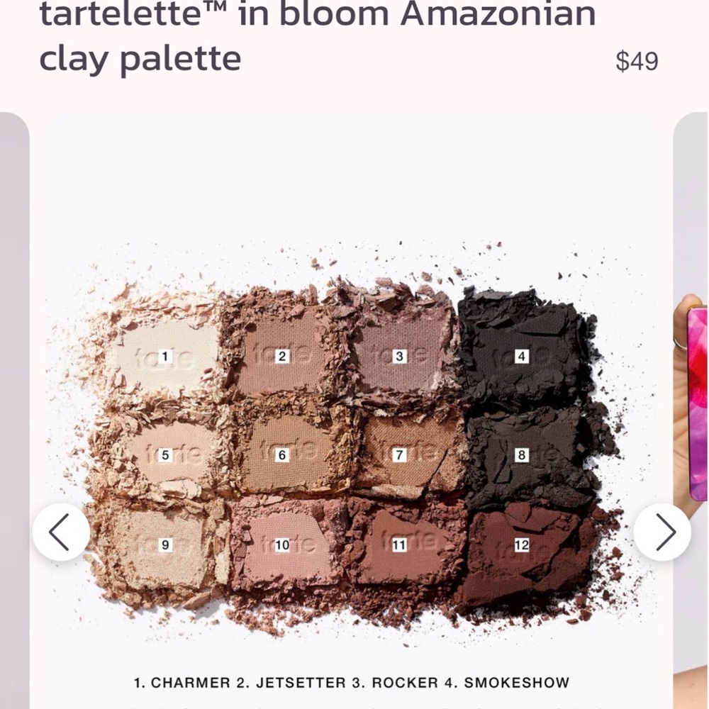 NEW Tarte Tartelette In Bloom Clay Palette FULL SIZE - Picture 2 of 10